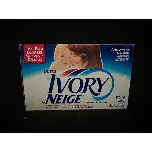 581	NOS 1995 Ivory Snow Laundry Detergent; 3.3 oz; Discontinued; PROP - Picture 3 of 5